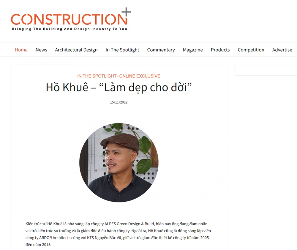 Arch Ho Khue on BCI Construction +